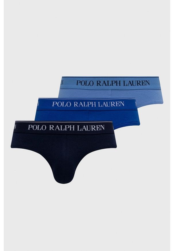 Polo Ralph Lauren Slipy (3-pack) 714835884004 męskie kolor granatowy. Kolor: niebieski