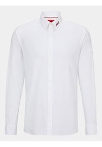 Hugo Koszula Elisha02 50495087 Biały Extra Slim Fit. Kolor: biały. Materiał: bawełna #3
