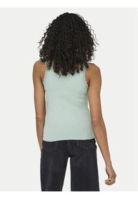 only - ONLY Top Sara 15345994 Zielony jasny Slim Fit. Kolor: zielony. Materiał: bawełna #7