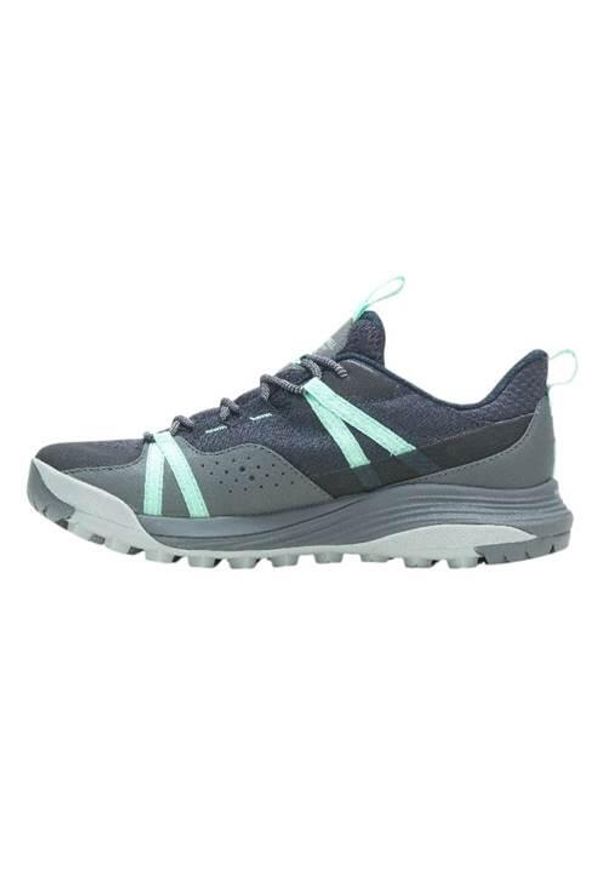 Buty trekkingowe damskie Merrell Siren 4 Gore-tex. Zapięcie: sznurówki. Kolor: niebieski. Materiał: materiał, tkanina, syntetyk. Szerokość cholewki: normalna. Styl: sportowy
