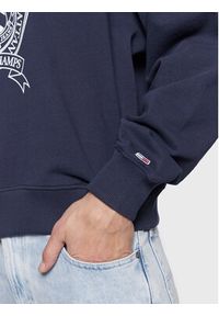 Tommy Jeans Bluza Comfort DM0DM15709 Granatowy Regular Fit. Kolor: niebieski. Materiał: bawełna #4