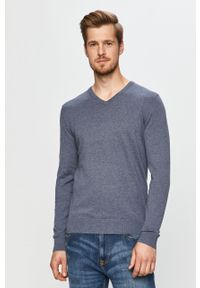 Tom Tailor Denim - Sweter. Okazja: na co dzień. Kolor: niebieski. Materiał: denim. Wzór: gładki. Styl: casual #1