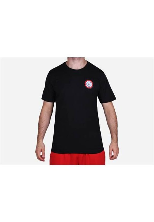 Koszulka sportowa męska Nike Air Jordan Paris Bastille. Kolor: czarny. Długość rękawa: krótki rękaw. Długość: krótkie. Sport: fitness
