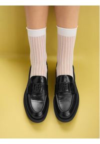 Badura Loafersy EO-ADELE-LT2674-6 Czarny. Kolor: czarny. Materiał: skóra #6