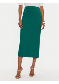 Sisley Spódnica ołówkowa 1WTHM000C Zielony Slim Fit. Kolor: zielony. Materiał: syntetyk, wiskoza