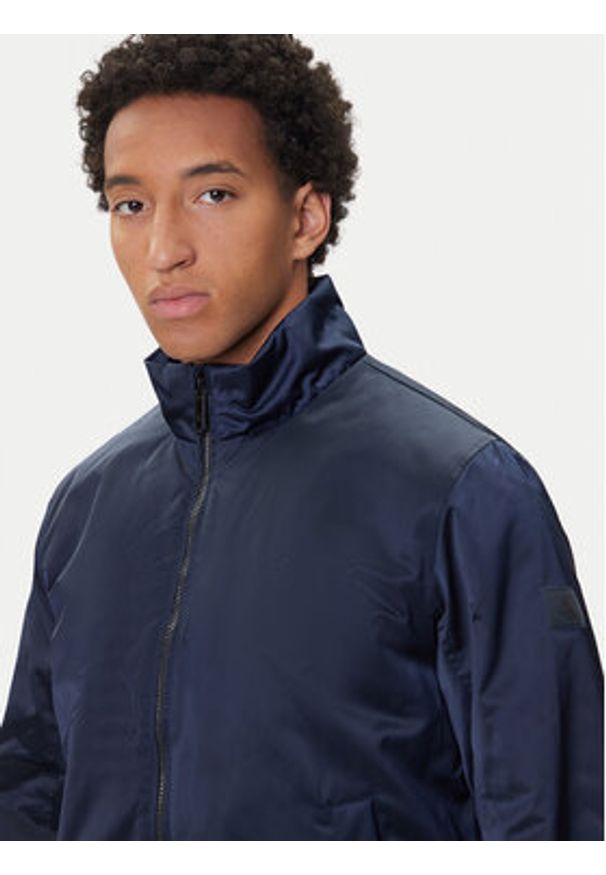 Calvin Klein Jeans Kurtka bomber Harrington LV04RC516G Granatowy Regular Fit. Kolor: niebieski. Materiał: syntetyk