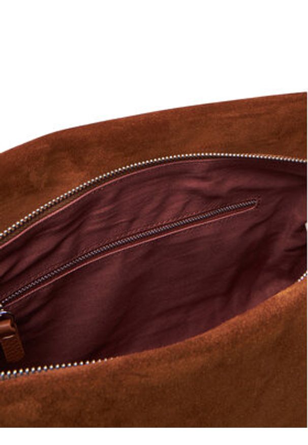 Coccinelle Torebka P6P Boheme Suede Bimaterial E1 P6P 19 02 01 Brązowy. Kolor: brązowy. Materiał: skórzane, zamszowe