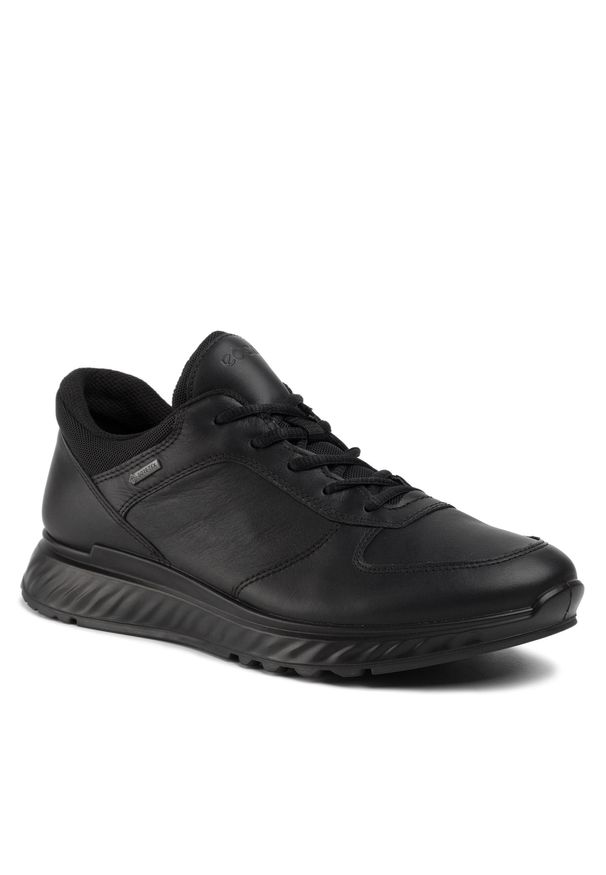 ecco - Sneakersy ECCO Exostride M GORE-TEX 835304 01001 Black. Kolor: czarny. Materiał: skóra