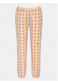 Triumph Spodnie piżamowe Mix & Match 10215196 Kolorowy Regular Fit. Materiał: bawełna. Wzór: kolorowy #3