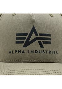 Alpha Industries Czapka z daszkiem Trucker Basic 186902 Khaki. Kolor: brązowy. Materiał: materiał #3