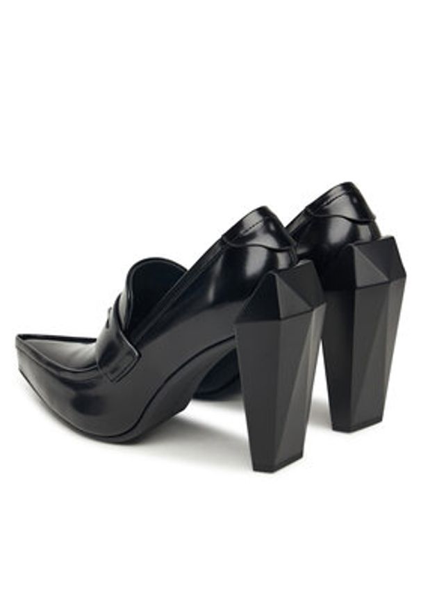 United Nude Półbuty Gem Loafer Hi 1095501119 Czarny. Kolor: czarny. Materiał: skóra