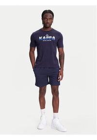 Kappa T-Shirt 351U8KW 193 Granatowy Regular Fit. Kolor: niebieski. Materiał: bawełna #3