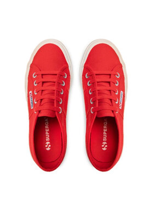 Superga Tenisówki 2750 Cotu Classic S000010 Czerwony. Kolor: czerwony. Materiał: materiał