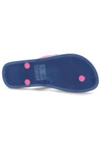 Niebieskie Japonki Ipanema Stylowe Klapki Damskie. Okazja: na co dzień, na plażę, na spacer. Kolor: niebieski. Materiał: materiał. Sezon: lato. Styl: elegancki #6