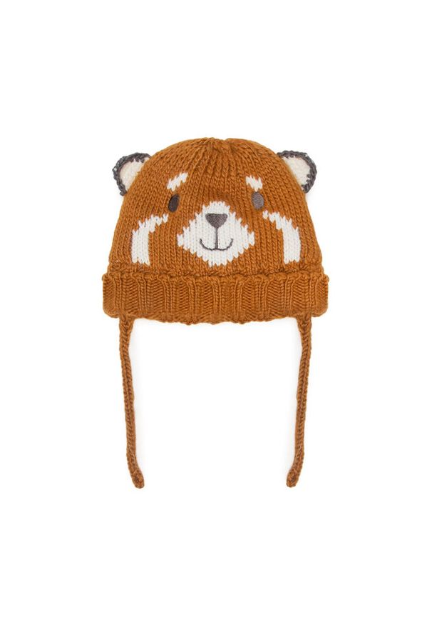 Czapka Acccessories. Kolor: brązowy