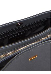 DKNY Torebka R44E1I54 Szary. Kolor: szary. Materiał: skórzane