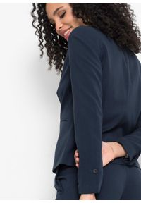 bonprix - Żakiet. Kolekcja: petite. Kolor: niebieski. Długość: krótkie. Styl: elegancki #3