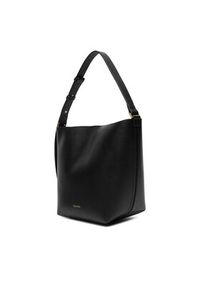 Calvin Klein Torebka Foil Logo Medium LV04F3736G Czarny. Kolor: czarny. Materiał: skórzane #3