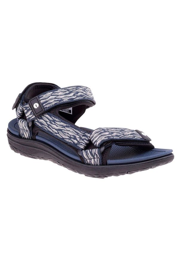 Hi-tec - Sandały Męskie Hanar. Kolor: niebieski, wielokolorowy, czarny. Sport: turystyka piesza