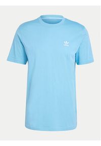 Adidas - adidas T-Shirt Trefoil Essentials IZ2099 Błękitny Regular Fit. Kolor: niebieski. Materiał: bawełna #3