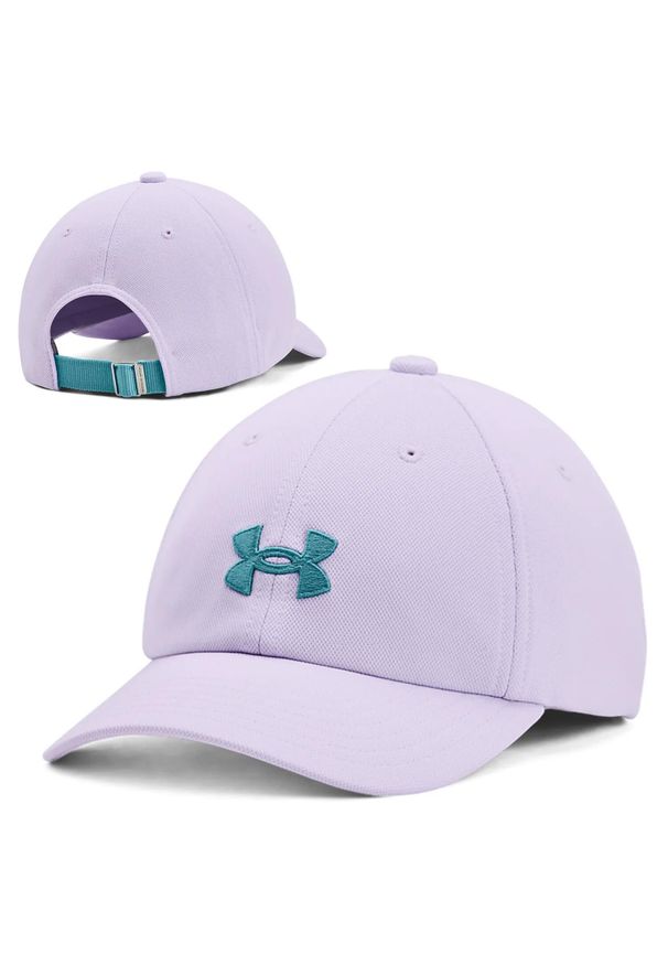 Czapka z daszkiem dziecięca Under Armour Blitzing Adjustable Cap. Kolor: fioletowy