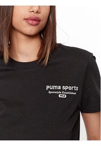Puma T-Shirt Puma Team Graphic 621437 Czarny Regular Fit. Kolor: czarny. Materiał: bawełna #4
