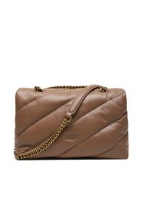 Pinko Torebka Love Classic Puff Cl AI 23-24 100038 A0F2 Brązowy. Kolor: brązowy. Materiał: skórzane #4