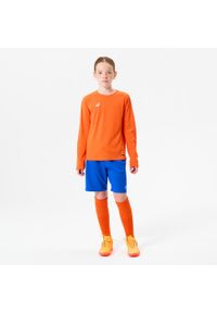 KIPSTA - Spodenki piłkarskie dla dzieci Kipsta Viralto Club. Kolor: niebieski. Materiał: materiał, poliamid, poliester, elastan. Sezon: lato