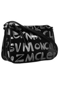 Listonoszka czarna print Peterson [DH] Torba PU PTN CP204440 Black. Kolor: czarny. Wzór: nadruk. Materiał: skórzane