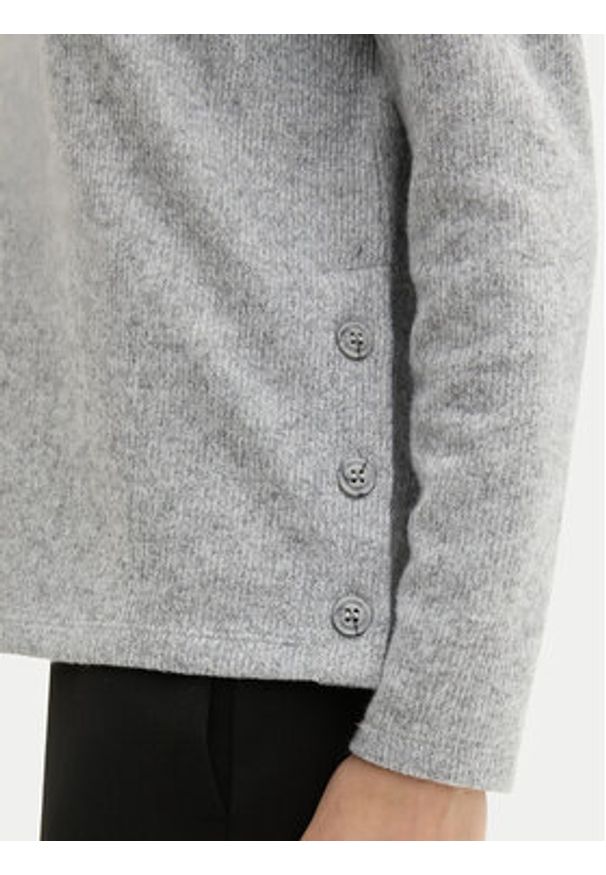 Tom Tailor Sweter 1043168 Szary Regular Fit. Kolor: szary. Materiał: syntetyk
