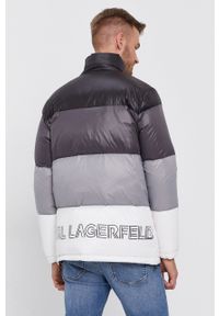Karl Lagerfeld Kurtka puchowa męska kolor czarny zimowa. Okazja: na co dzień. Kolor: czarny. Materiał: puch. Sezon: zima. Styl: casual