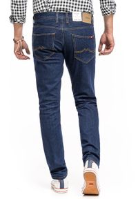 Mustang - MUSTANG OREGON TAPERED MĘSKIE SPODNIE JEANSOWE JEANS DENIM BLUE 1014042 5000 940. Okazja: na co dzień. Stan: obniżony. Styl: rockowy, klasyczny, casual, elegancki #7