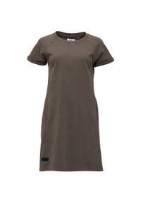 ZSPORT - Elegancka Sukienka Loap Denda dla Kobiet z Miękkiej Bawełny. Kolor: szary. Materiał: bawełna. Typ sukienki: sportowe. Styl: elegancki #1