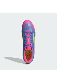 Adidas - Buty F50 Club FG/MG. Kolor: różowy, niebieski, wielokolorowy, żółty. Sport: piłka nożna
