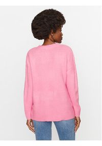 Vero Moda Kardigan 10291670 Różowy Regular Fit. Kolor: różowy. Materiał: syntetyk #3