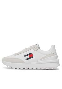 Tommy Jeans Sneakersy Tjm Technical Runner EM0EM01265 Biały. Kolor: biały. Materiał: materiał