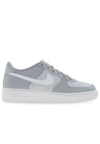 Buty młodzieżowe Nike Air Force 1 FV5948-005 - szare. Kolor: szary. Materiał: guma, skóra, syntetyk. Szerokość cholewki: normalna. Sezon: lato. Model: Nike Air Force. Sport: koszykówka
