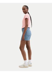 Tom Tailor Denim Szorty jeansowe 1041242 Niebieski Mom Fit. Kolor: niebieski. Materiał: bawełna #4