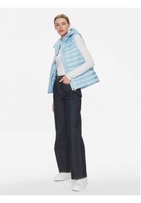 TOMMY HILFIGER - Tommy Hilfiger Bezrękawnik Global Stripe WW0WW40779 Błękitny Regular Fit. Kolor: niebieski. Materiał: syntetyk. Długość rękawa: bez rękawów #7