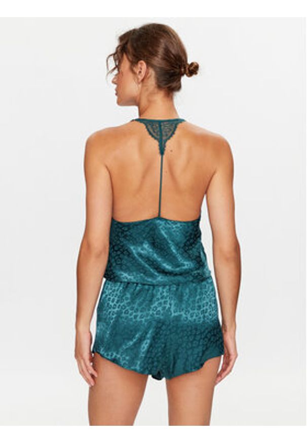 Hunkemöller Koszulka piżamowa 203227 Niebieski Comfortable Fit. Kolor: niebieski. Materiał: syntetyk