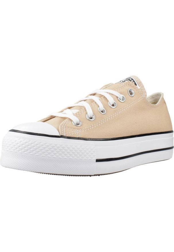 Converse - Buty CONVERSE CHUCK TAYLOR ALL STAR LIFT Pomarańczowy. Kolor: pomarańczowy. Materiał: materiał. Obcas: na platformie