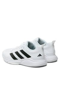 Adidas - adidas Buty Court Team Bounce 2.0 Shoes HR1239 Biały. Kolor: biały. Materiał: materiał #7