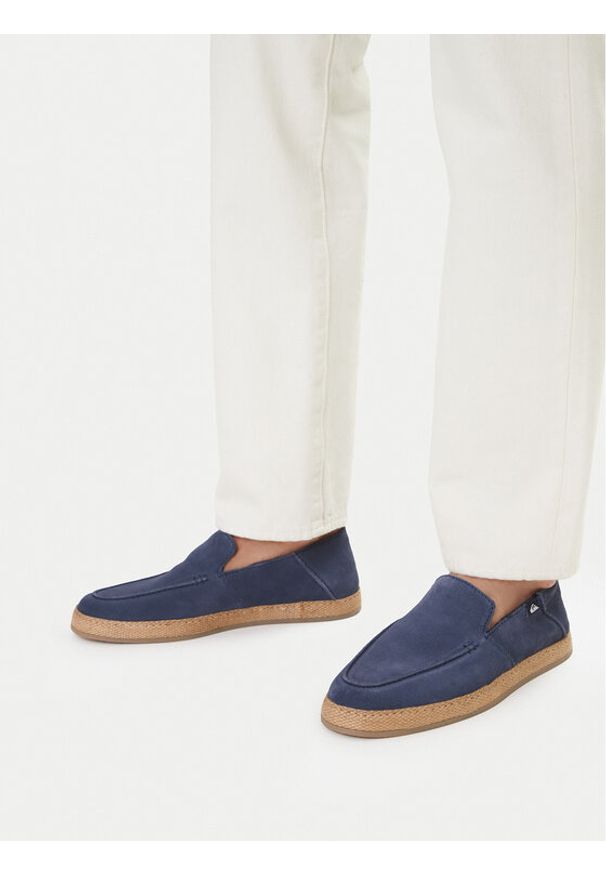 Quiksilver Espadryle CEO-ESPRINT-04 MI08 Granatowy. Kolor: niebieski. Materiał: skóra, zamsz