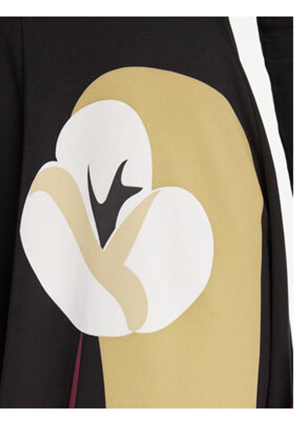 Desigual Sukienka codzienna Lirio 25WWVK29 Czarny Regular Fit. Okazja: na co dzień. Kolor: czarny. Materiał: bawełna. Typ sukienki: proste. Styl: casual