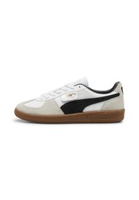 Buty do chodzenia męskie Puma Palermo Lth. Kolor: biały. Materiał: guma, skóra, zamsz, materiał, syntetyk. Sport: turystyka piesza