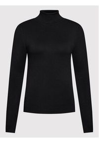 Vero Moda Golf Glory 10231630 Czarny Slim Fit. Typ kołnierza: golf. Kolor: czarny. Materiał: wiskoza #3