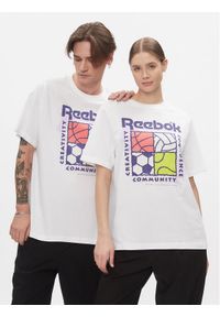 Reebok T-Shirt Reebok Graphic Series T-Shirt HM6250 Biały Relaxed Fit. Kolor: biały. Materiał: bawełna #1