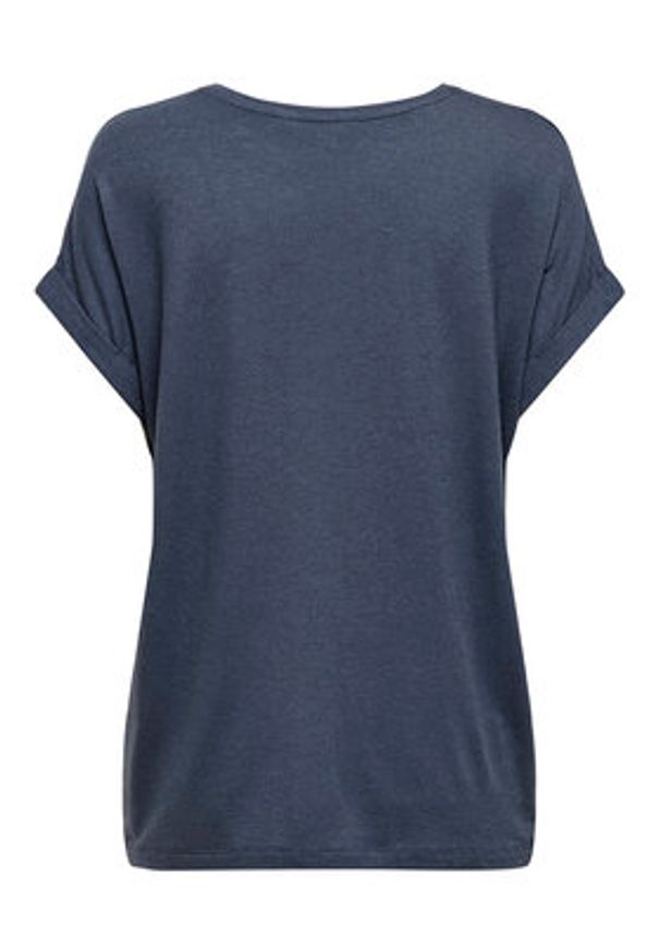 only - ONLY T-Shirt Moster 15106662 Granatowy Loose Fit. Kolor: niebieski. Materiał: wiskoza