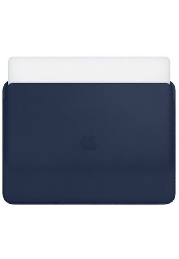 Etui na laptopa APPLE Leather Sleeve MRQL2ZM/A 13 cali Niebieski. Kolor: niebieski. Materiał: skóra, mikrofibra