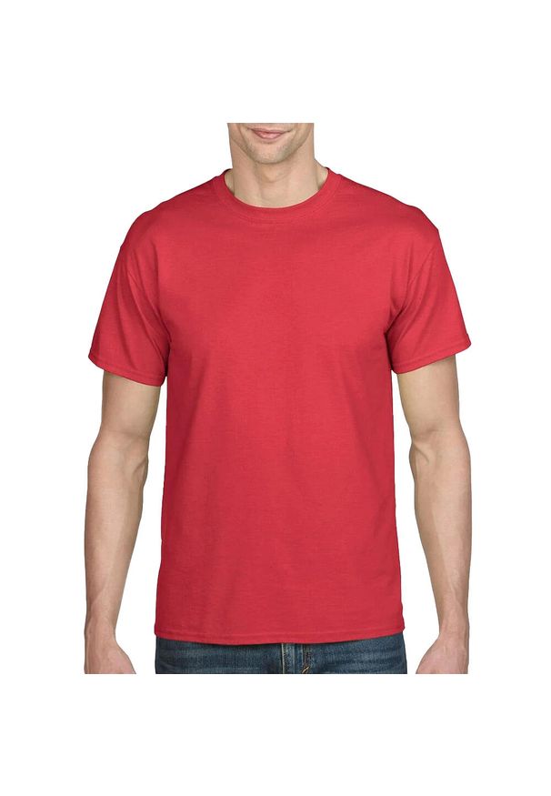 GILDAN - Koszulka DryBlend Unisex Dla Dorosłych. Kolor: czerwony